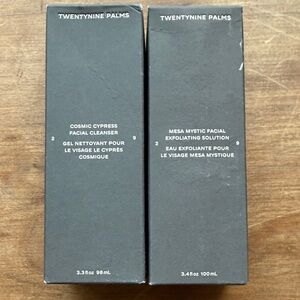 Twentynine Palms Facial Cleanser & Exfoliant Set - Black